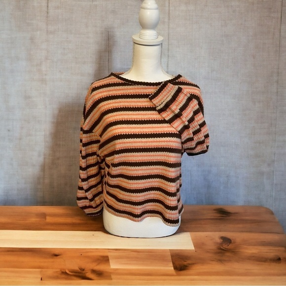Lush Striped Sweater - Picture 1 of 2